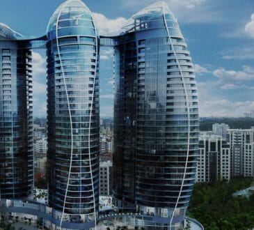 Башни Taryan Towers. Вежі Taryan Towers