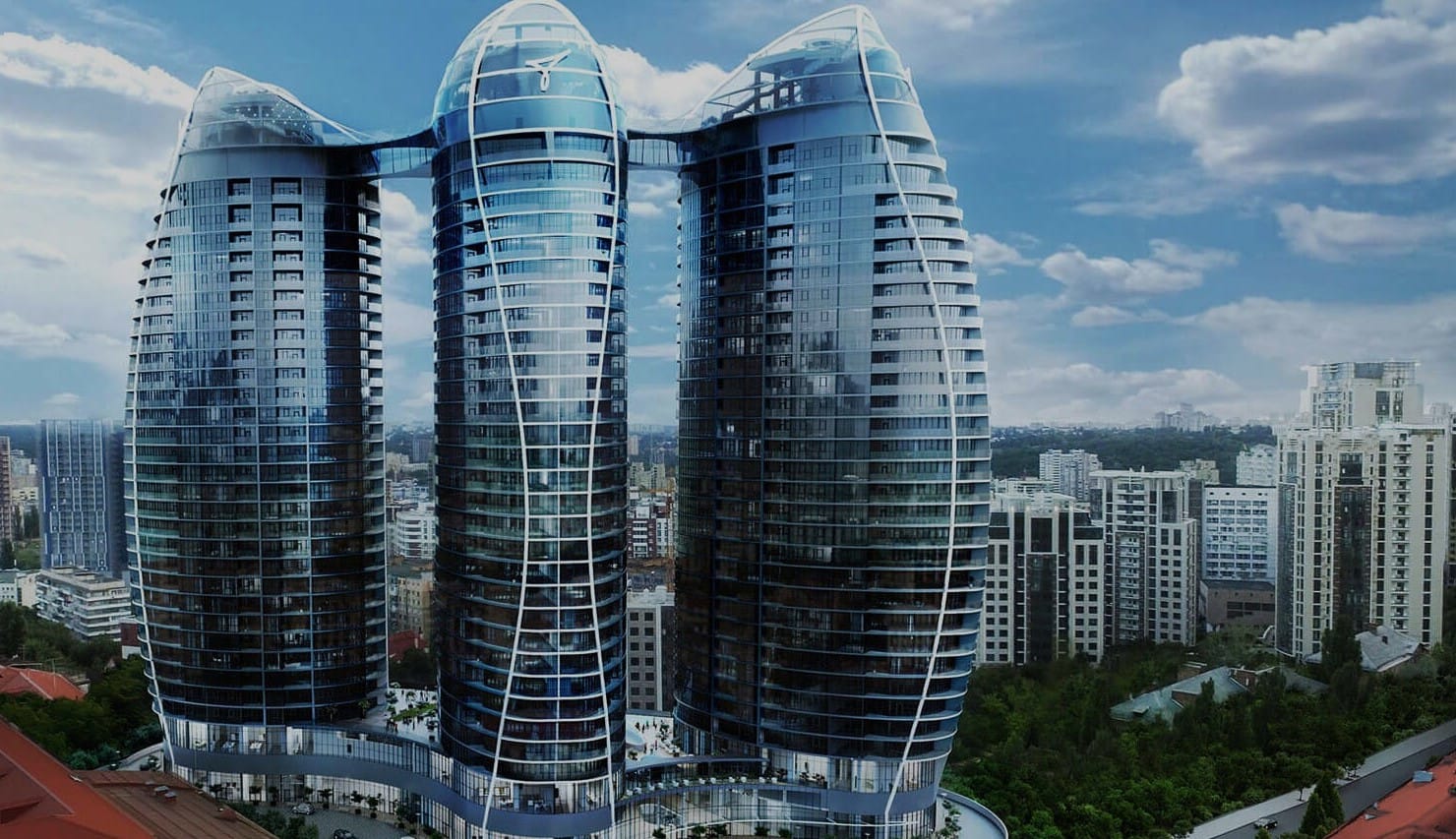 Башни Taryan Towers. Вежі Taryan Towers