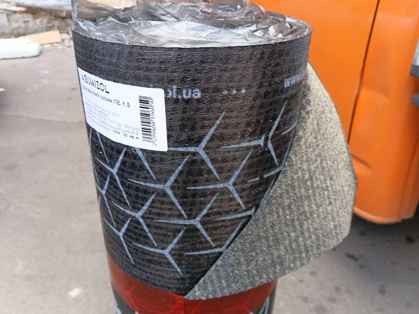 Підкладковий килим для різних покрівельних робіт ПЕ-1.5. ТМ Акваізол. Поліестер. АПП. Теплостійкість +90°С. Гарантія 20 років 19 Підкладковий килим для різних покрівельних робіт ПЕ-1.5. ТМ Акваізол. Поліестер. АПП. Теплостійкість +90°С. Гарантія 20 років - Зображення 15