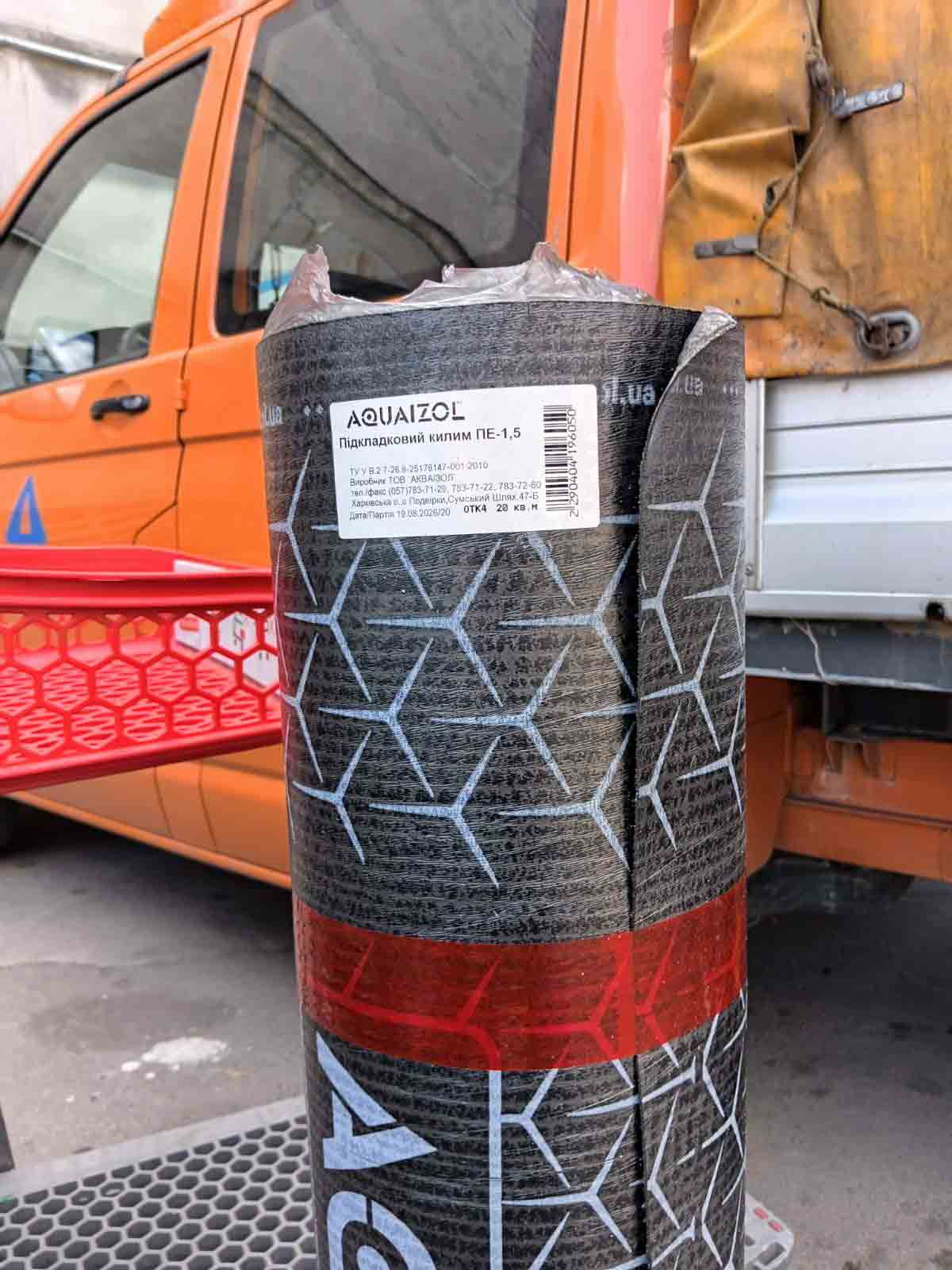 Підкладковий килим для різних покрівельних робіт ПЕ-1.5. ТМ Акваізол. Поліестер. АПП. Теплостійкість +90°С. Гарантія 20 років 20 Підкладковий килим для різних покрівельних робіт ПЕ-1.5. ТМ Акваізол. Поліестер. АПП. Теплостійкість +90°С. Гарантія 20 років - Зображення 16