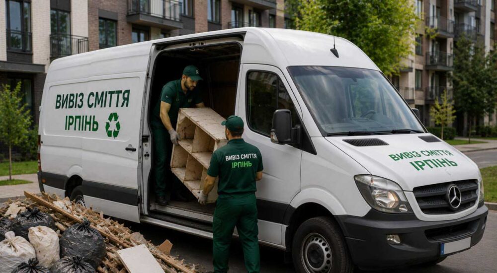 Вивіз сміття в Ірпені. Після ремонту, переїзду чи генерального прибирання. Непотрібних речей та будівельних відходів. Оптимальне рішення