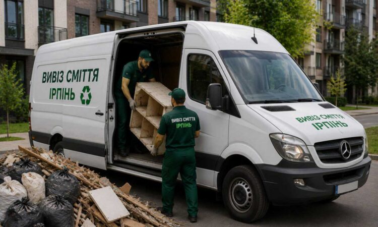 Вивіз сміття в Ірпені. Після ремонту, переїзду чи генерального прибирання. Непотрібних речей та будівельних відходів. Оптимальне рішення