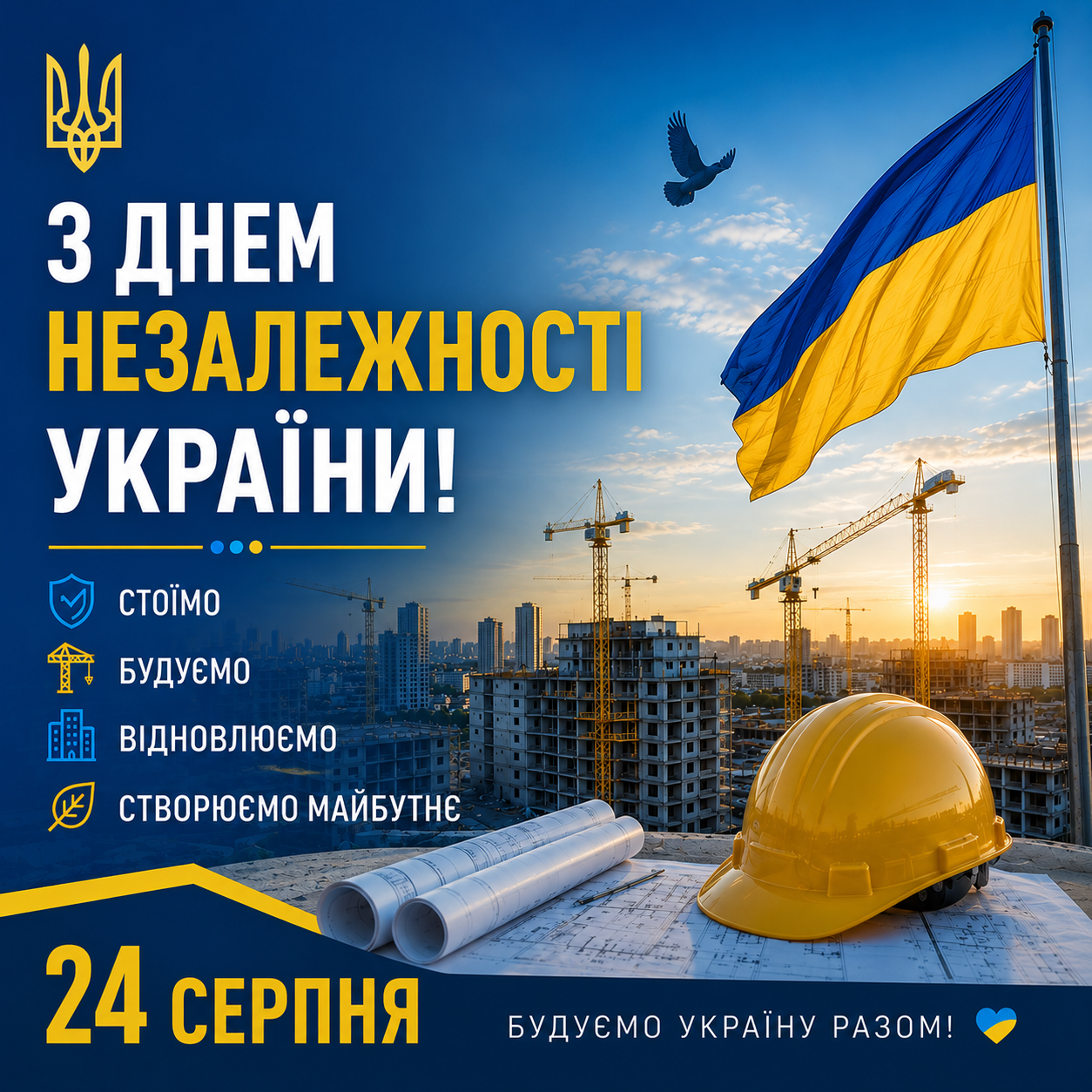ЩИРО ВІТАЄМО З ДНЕМ НЕЗАЛЕЖНОСТІ УКРАЇНИ! 5 З ДНЕМ НЕЗАЛЕЖНОСТІ УКРАЇНИ