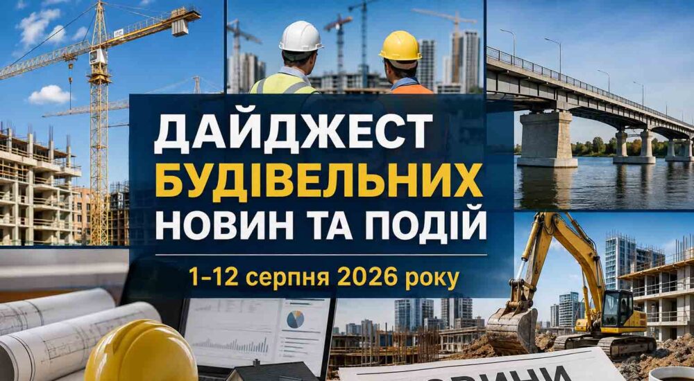 Будівельний фронт та глобальні тренди. Серпень 2026р.