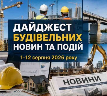 Будівельний фронт та глобальні тренди. Серпень 2026р.