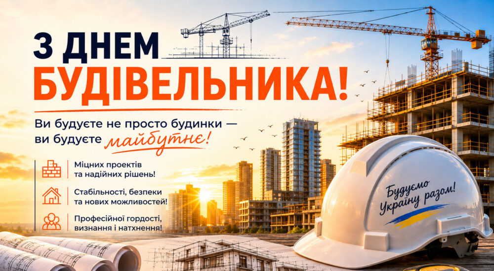 Щиро Вітаємо з Днем Будівельника! 2