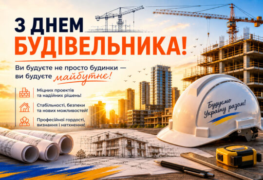 Щиро Вітаємо з Днем Будівельника! 2